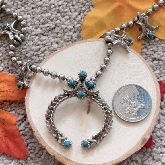 VINTAGE ALTERNATIVE TO THE NAVAJO TURQUOISE BLOSSOM NECKLACE COLLECTION - Picture 6 of 6